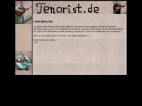 tenorist.de Webseite Vorschau