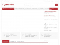 tenstring.ch Webseite Vorschau