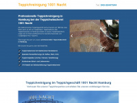 teppiche-waschen-hamburg.de Webseite Vorschau