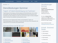 teppichreinigung-sommer.de Webseite Vorschau