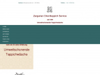 teppichservice.at Webseite Vorschau