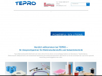 tepro.co.at Webseite Vorschau