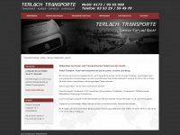 terlach-transporte.de Webseite Vorschau