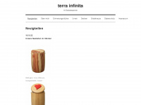 terra-infinita.de Webseite Vorschau