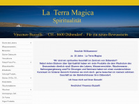 terra-magica.ch Webseite Vorschau