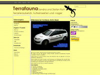 terrafauna.ch Webseite Vorschau