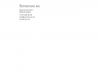 terratrust.ch Webseite Vorschau