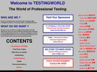 testingworld.at Webseite Vorschau