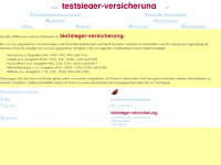 testsieger-versicherung.de Webseite Vorschau