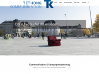 tethong.ch Webseite Vorschau