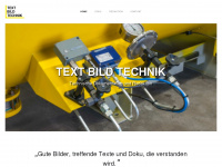 text-bild-technik.de Webseite Vorschau