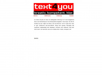 text4you.ch Webseite Vorschau