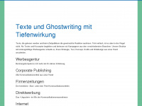texte.ch Webseite Vorschau