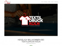 textildruck-koeln.de Webseite Vorschau