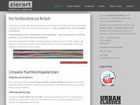 textildruck-rostock.de Webseite Vorschau