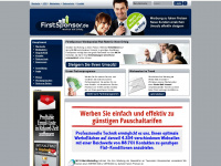 firstsponsor.com Webseite Vorschau