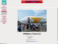 wildberrytours.com Webseite Vorschau