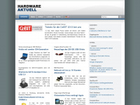 hardware-aktuell.com Webseite Vorschau