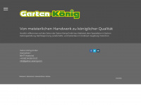 garten-koenig.com Webseite Vorschau