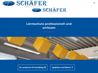 schaefer-laermschutz.de Webseite Vorschau