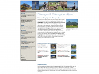 chiemgauer-alpen.net Webseite Vorschau