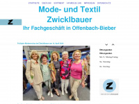 textilhaus-zwicklbauer.de Webseite Vorschau
