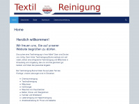 textilreinigung-blume.de Webseite Vorschau