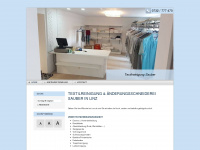 textilreinigung-linz.at Webseite Vorschau