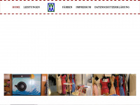 textilreinigung-mammen.de Webseite Vorschau