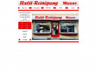 textilreinigungmoser.ch Webseite Vorschau