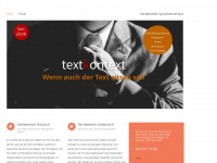 textkontext.ch Webseite Vorschau