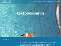 textpool-berlin.de Webseite Vorschau