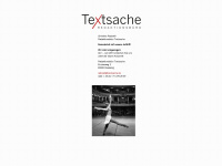textsache.de Webseite Vorschau