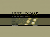 textropur.de Webseite Vorschau