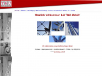 tgu-metall.at Webseite Vorschau