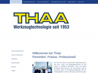 thaa.ch Webseite Vorschau