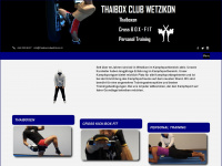 thaiboxclubwetzikon.ch Webseite Vorschau