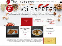 thaiexpress.ch Webseite Vorschau