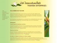 thaihom.ch Webseite Vorschau