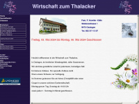 thalacker.ch Webseite Vorschau