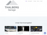 thalberggarage.ch Webseite Vorschau