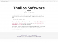 thallos.de Webseite Vorschau