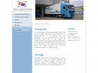 thalmann-logistik.ch Webseite Vorschau