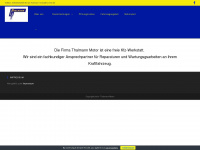 thalmann-motor.de Webseite Vorschau