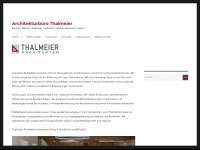 thalmeier-architekten.de Webseite Vorschau
