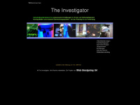 the-investigator.de Webseite Vorschau