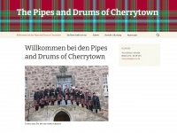 the-pipes-and-drums-of-cherrytown.de Webseite Vorschau