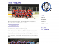 the-pinguins.ch Webseite Vorschau
