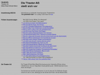theater-ag-mws-mainz.de Webseite Vorschau
