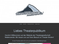theater-bristen.ch Webseite Vorschau